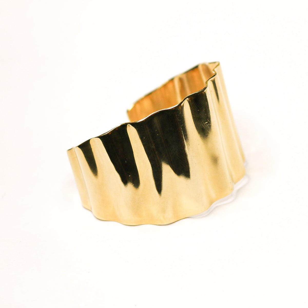 ethical gold cuff bracelet