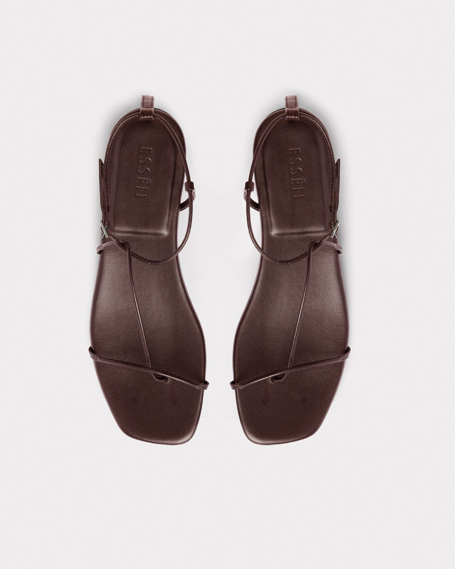 the row dupe quiet luxury brown leather summer sandals 