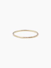Stackable recycled 14k gold ring
