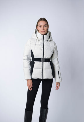 Belted puffer jacket 