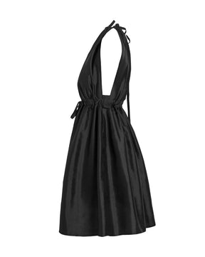 Pheme Silk Taffeta Dress - Onyx
