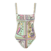 agua by agua bendit inspired printed one piece swimsuit