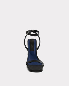ethical leather strappy evening shoe inspired by the row bare sandal