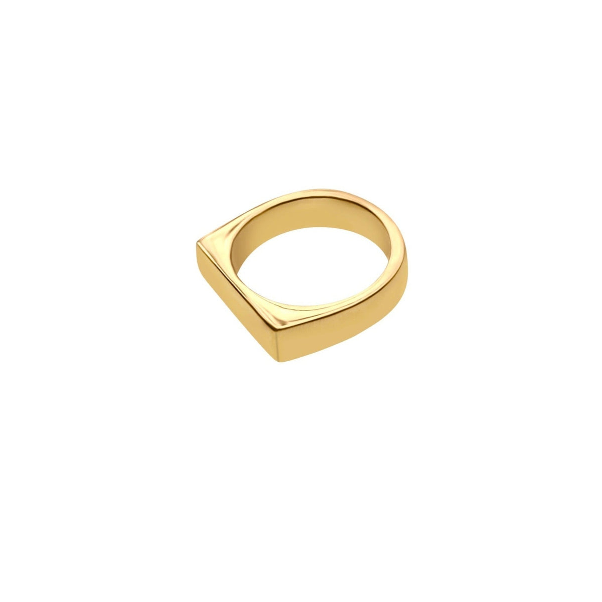 gold bar ring