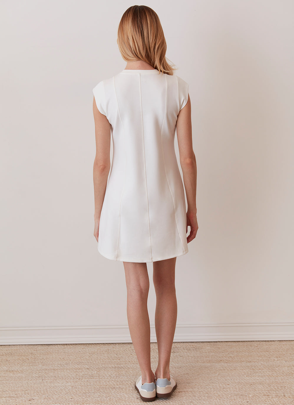 white mini dress for everyday casual wear