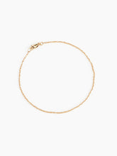 recycled 14k gold minimalist chain bracelet