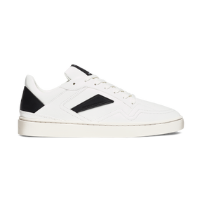 eco-friendly sneaker in white with black details