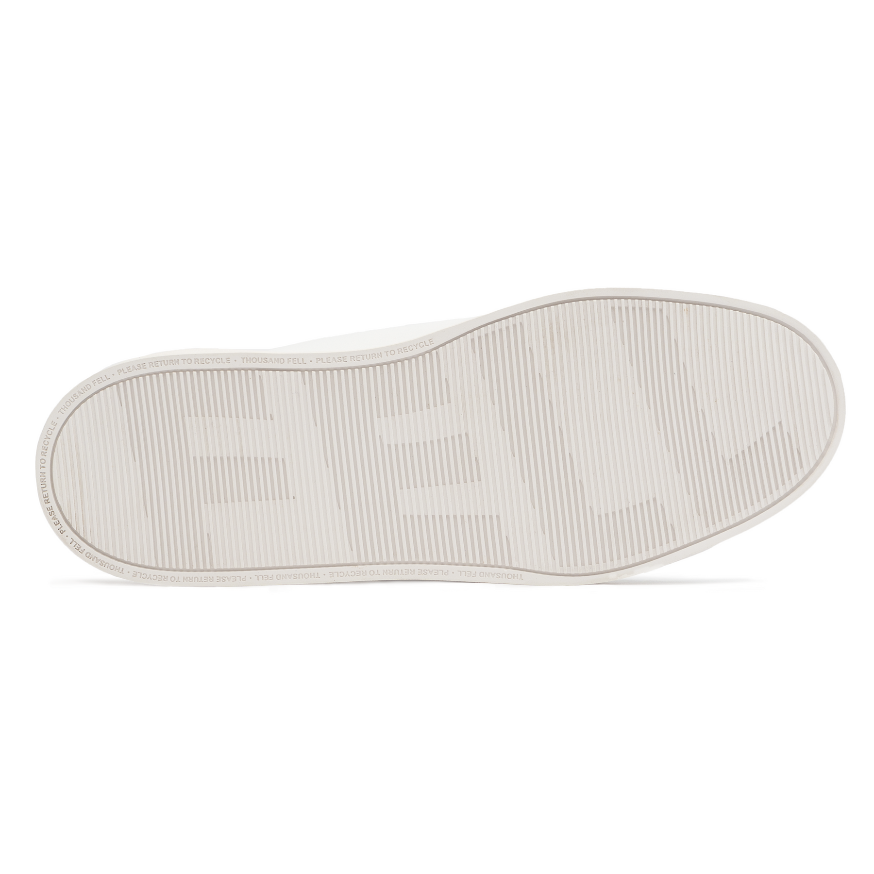 sole view of eco friendly sneaker