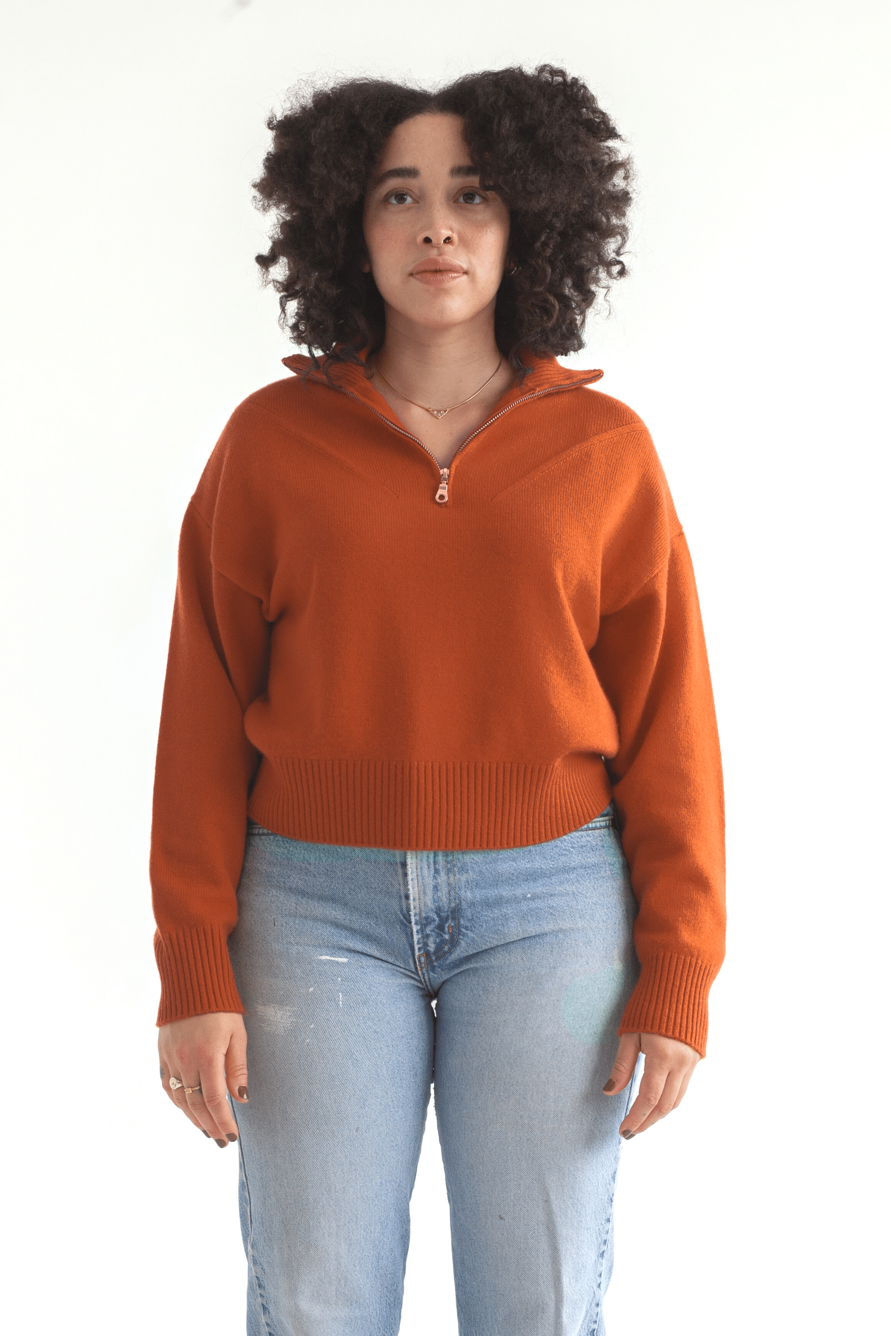 The Peggy Half-Zip Sweater