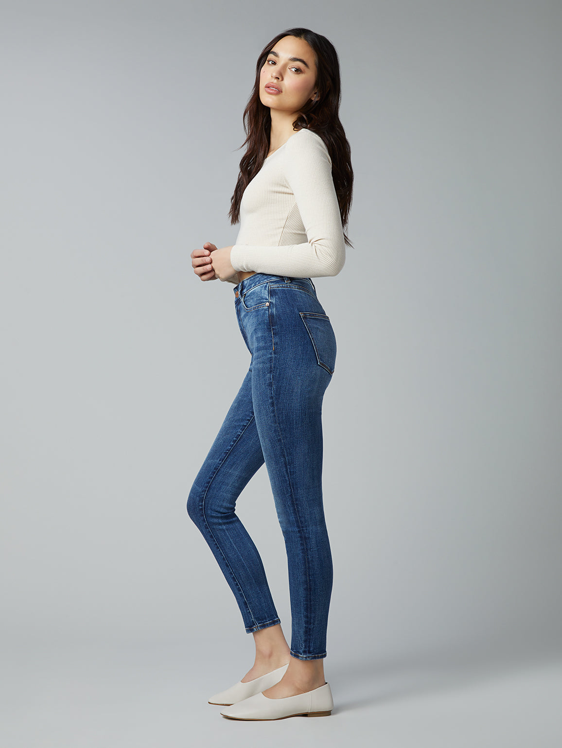 Farrow Skinny High Rise Instasculpt Ankle | Rogers Pants DL1961   