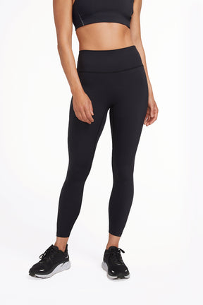 Sustainable workout leggings in black