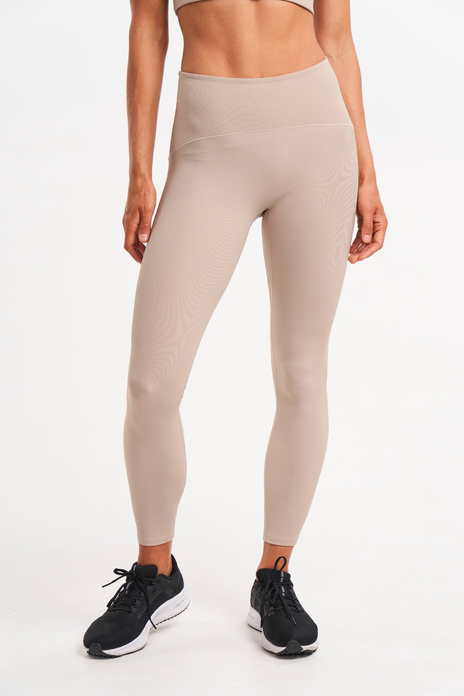 COTTON GREEN AND BEIGE COLOR LEGGINGS COMBO (PACK OF 2)
