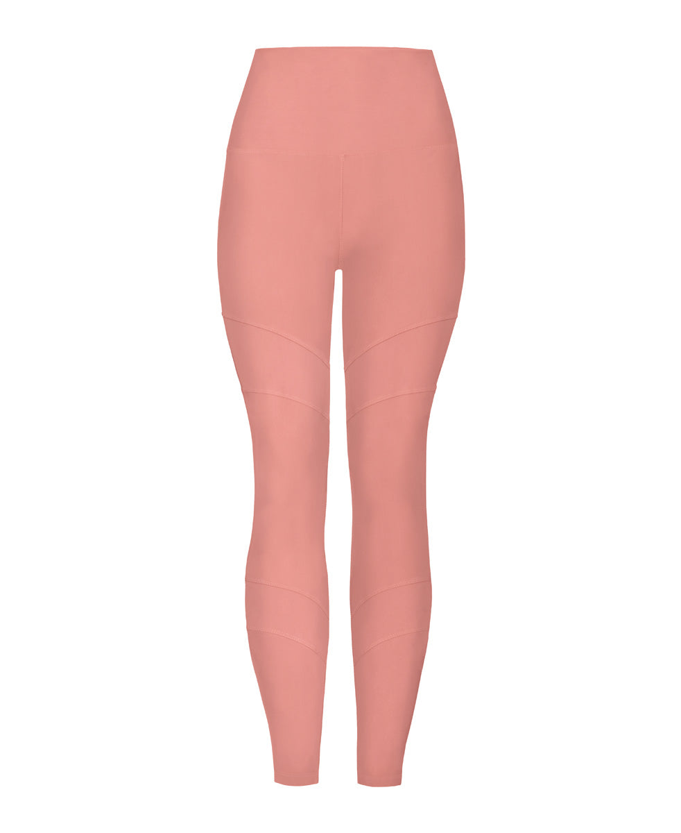 Eco friendly yoga leggings in color guava (light pink)