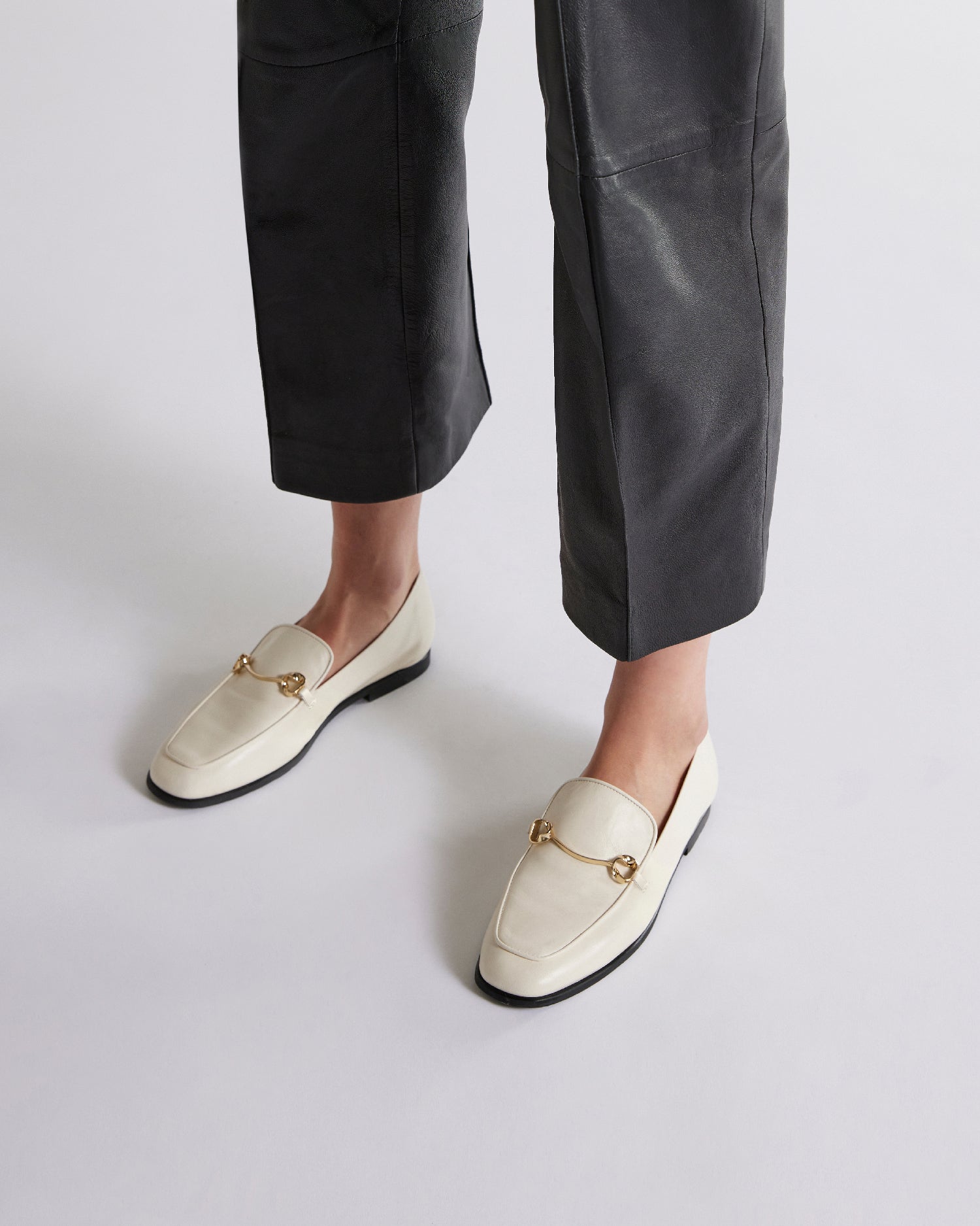 italian made eco friendly white leather loafers