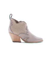 Atlantis Vegan Ankle Boots Taupe With Jute