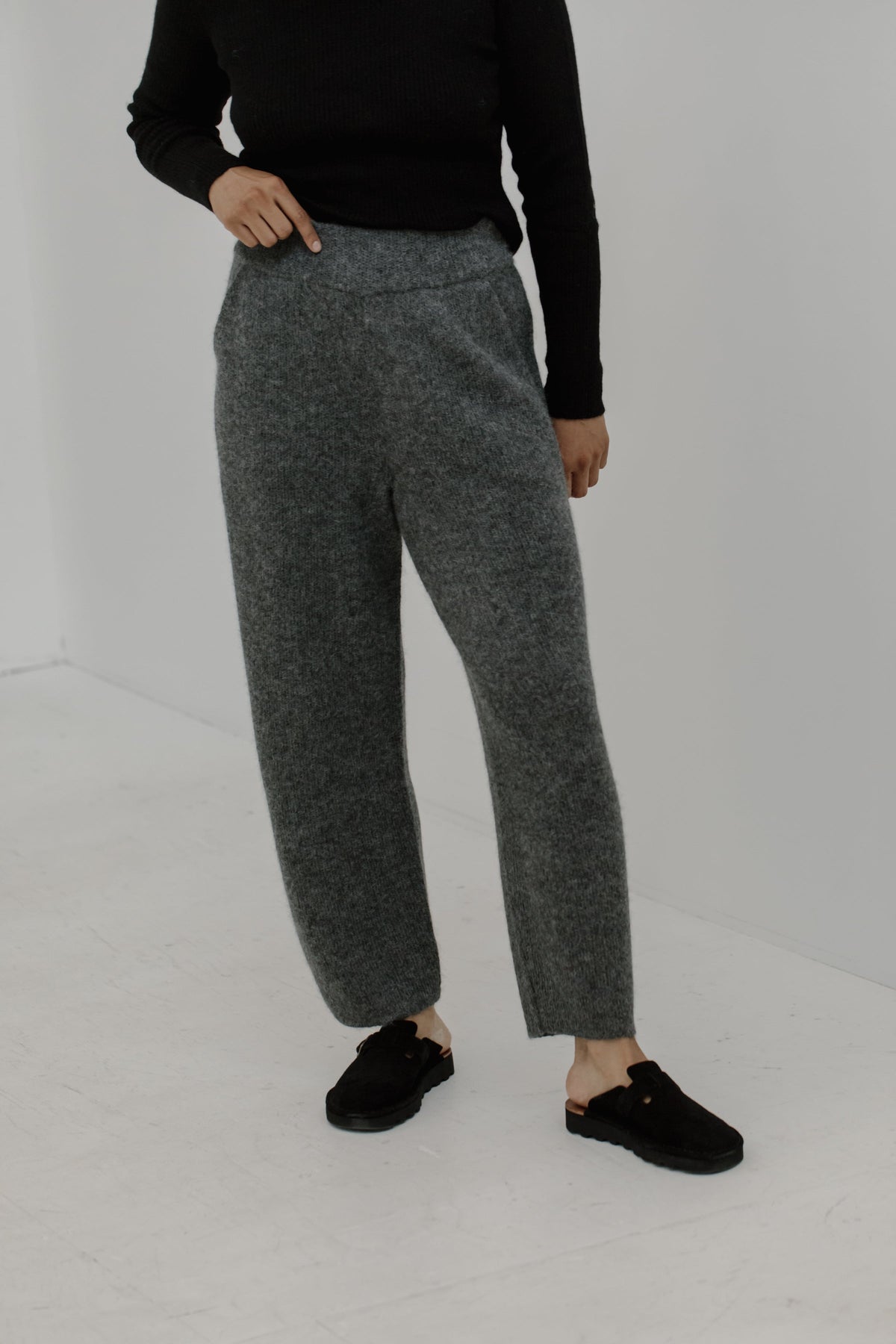 Jude Alpaca Pant In Ash