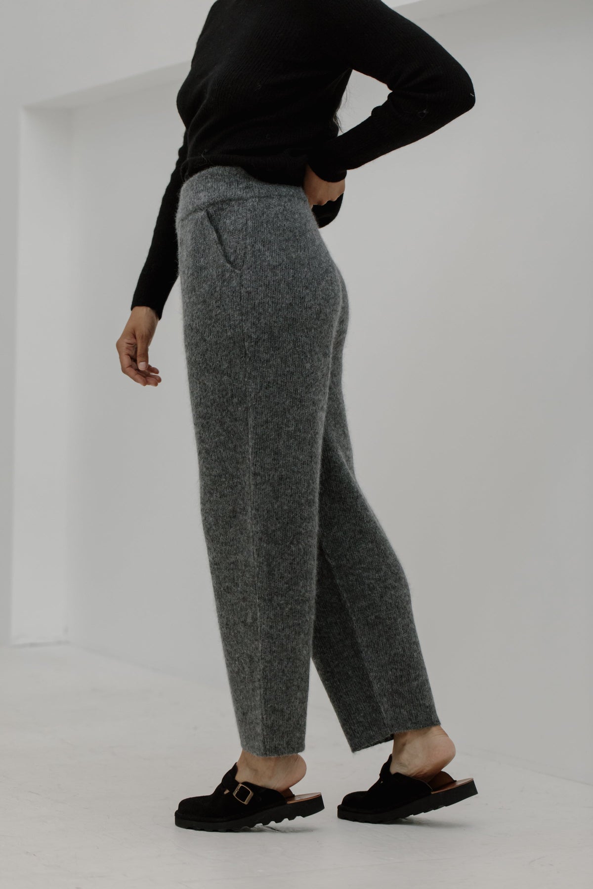 Jude Alpaca Pant In Ash