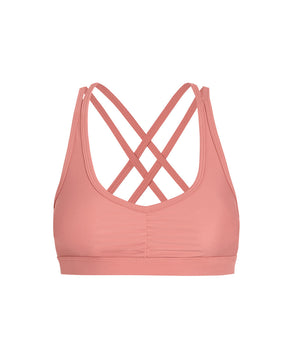 Anaka Eco Cross Back Bra - Guava