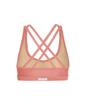 Anaka Eco Cross Back Bra - Guava
