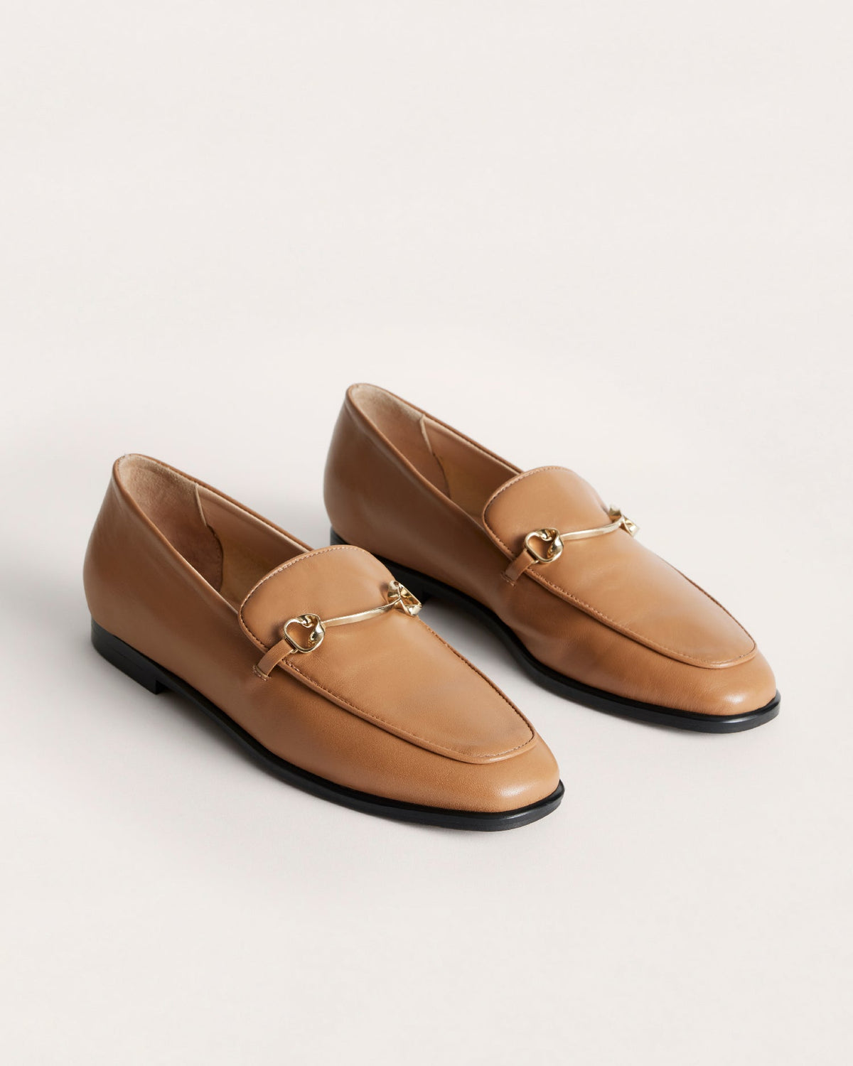 The Modern Moccasin - Tan With Hardware