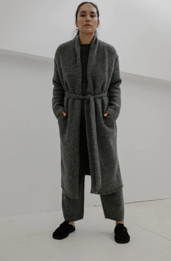 Felted Wrap Coat
