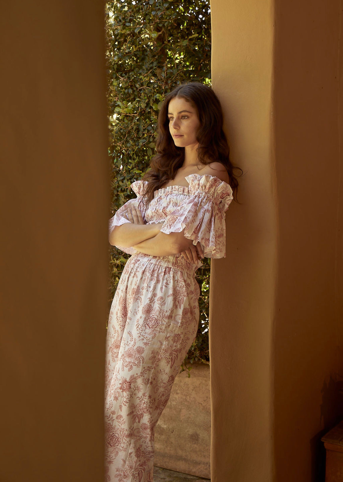 Flora Off Shoulder Top | Pink (PRE-ORDER)