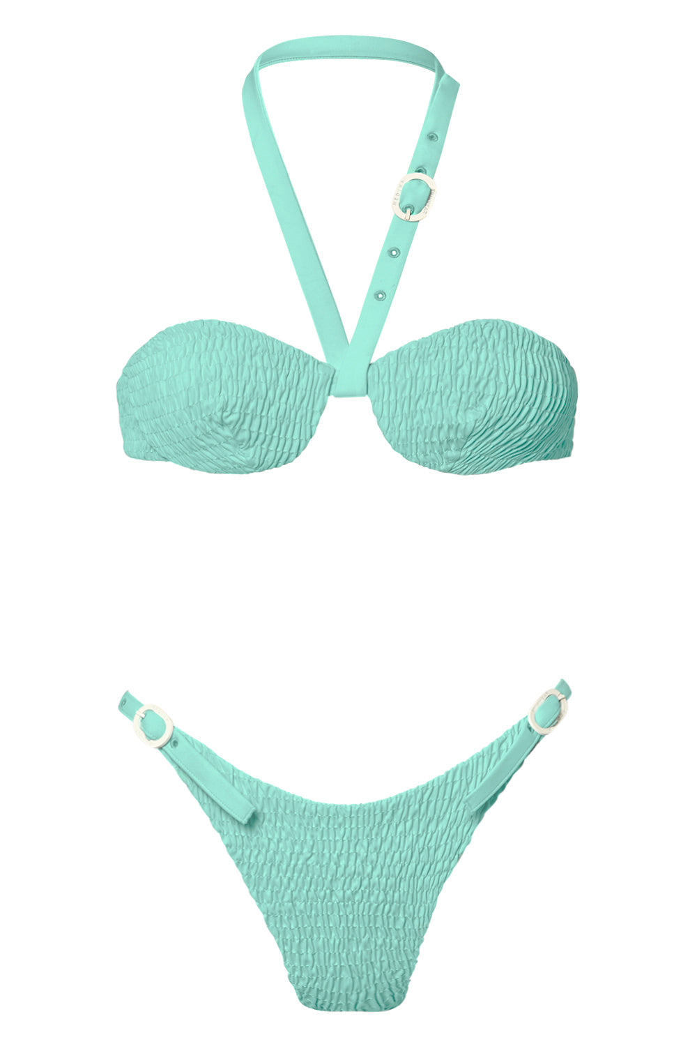 Lagoon Bikini Smocked Top