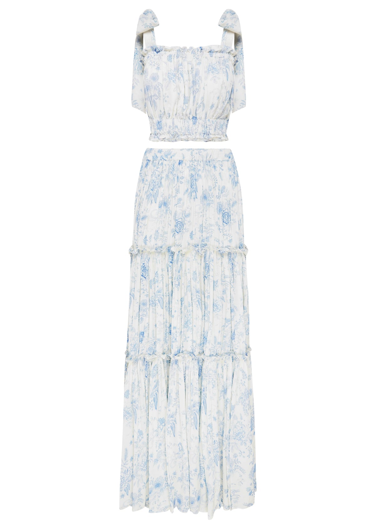 Flora Maxi Skirt | Blue (PRE-ORDER)